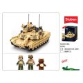 Sluban Model Bricks M38-B1365 M1A2 Abrams TUSK II 2in1 Kampfpanzer